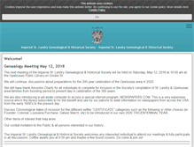 Tablet Screenshot of imperialstlandrygenealogy.org